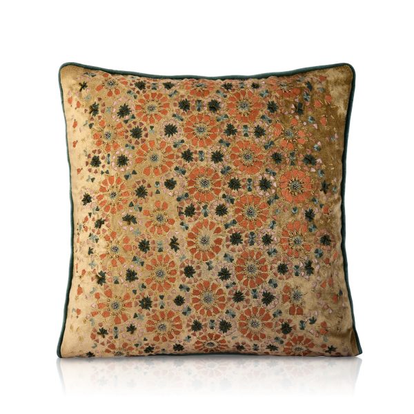 Yasma Multi Colour Embroidery Cushion Cover