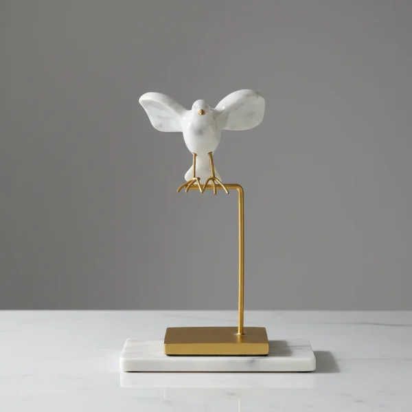 Fly Bird Decorative Stand Table Accent